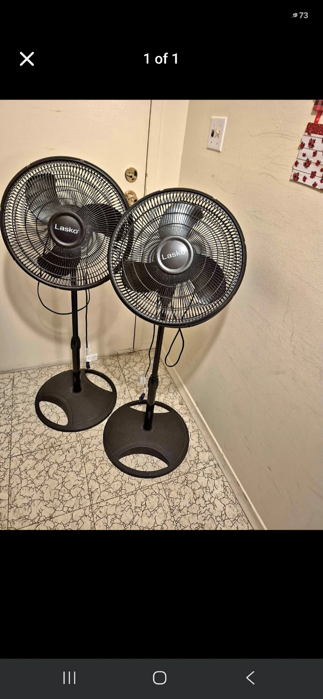 Lasko Oscillating Pedestal Fans (2-Pack)