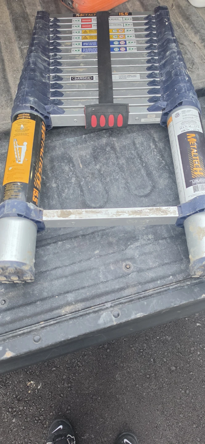 METALTECH 15.5' Jobsite Series Telescoping Ladder - photo 3