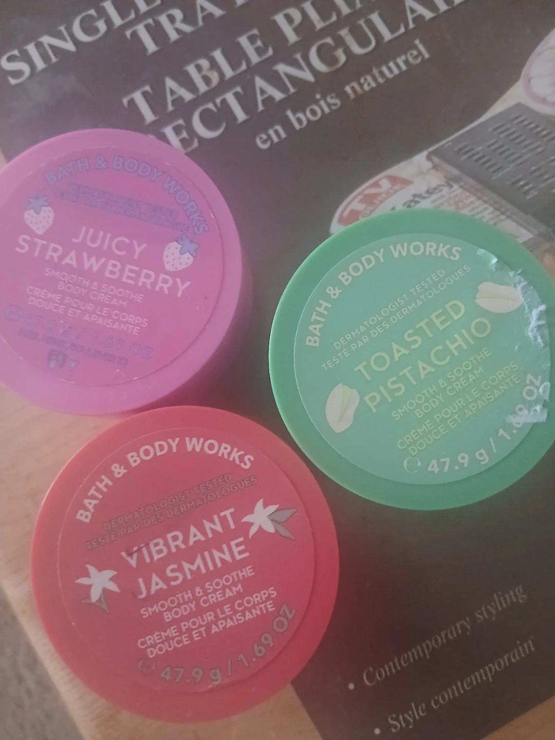 Bath & Body Works Smooth & Soothe Body Cream Lot (3x)