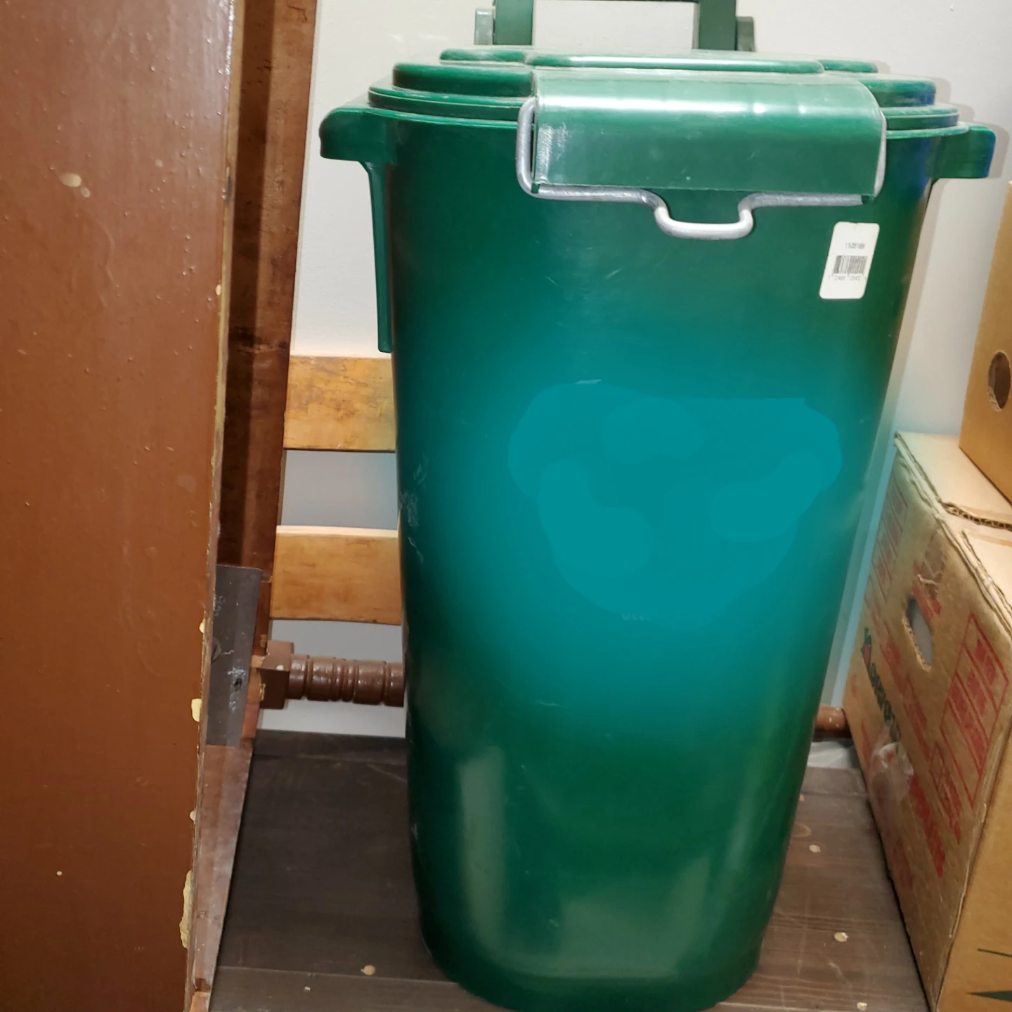 Smaller-size Green Bin on Wheels