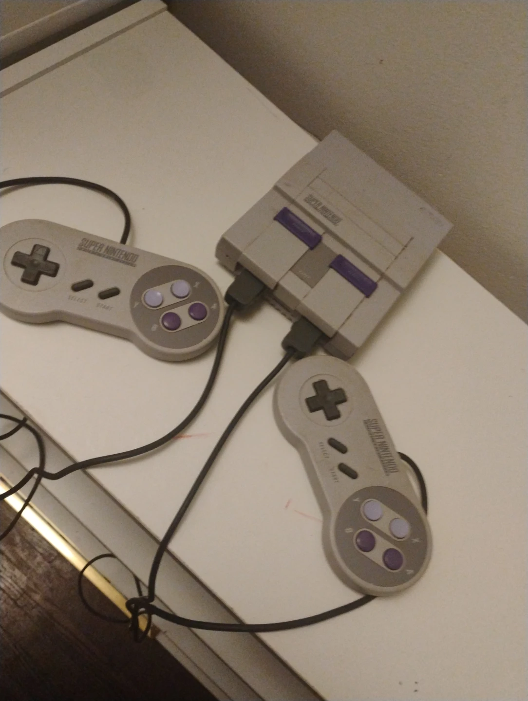 Super Nintendo SNES Console with 2 Controllers