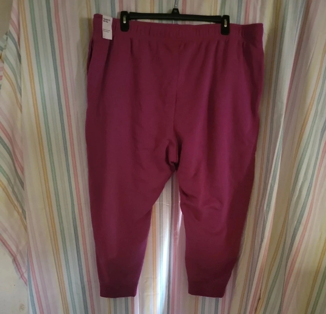 Nike Womens Standard Fit Mid Rise Joggers - Purple - 3X - photo 2