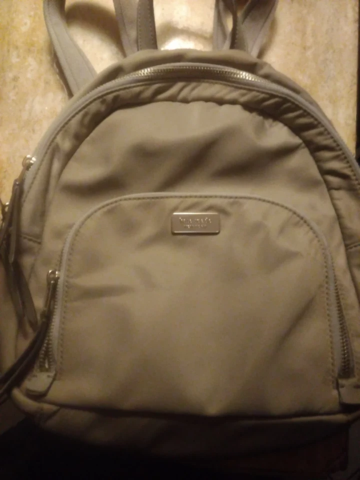 Kate Spade Beige Nylon Backpack