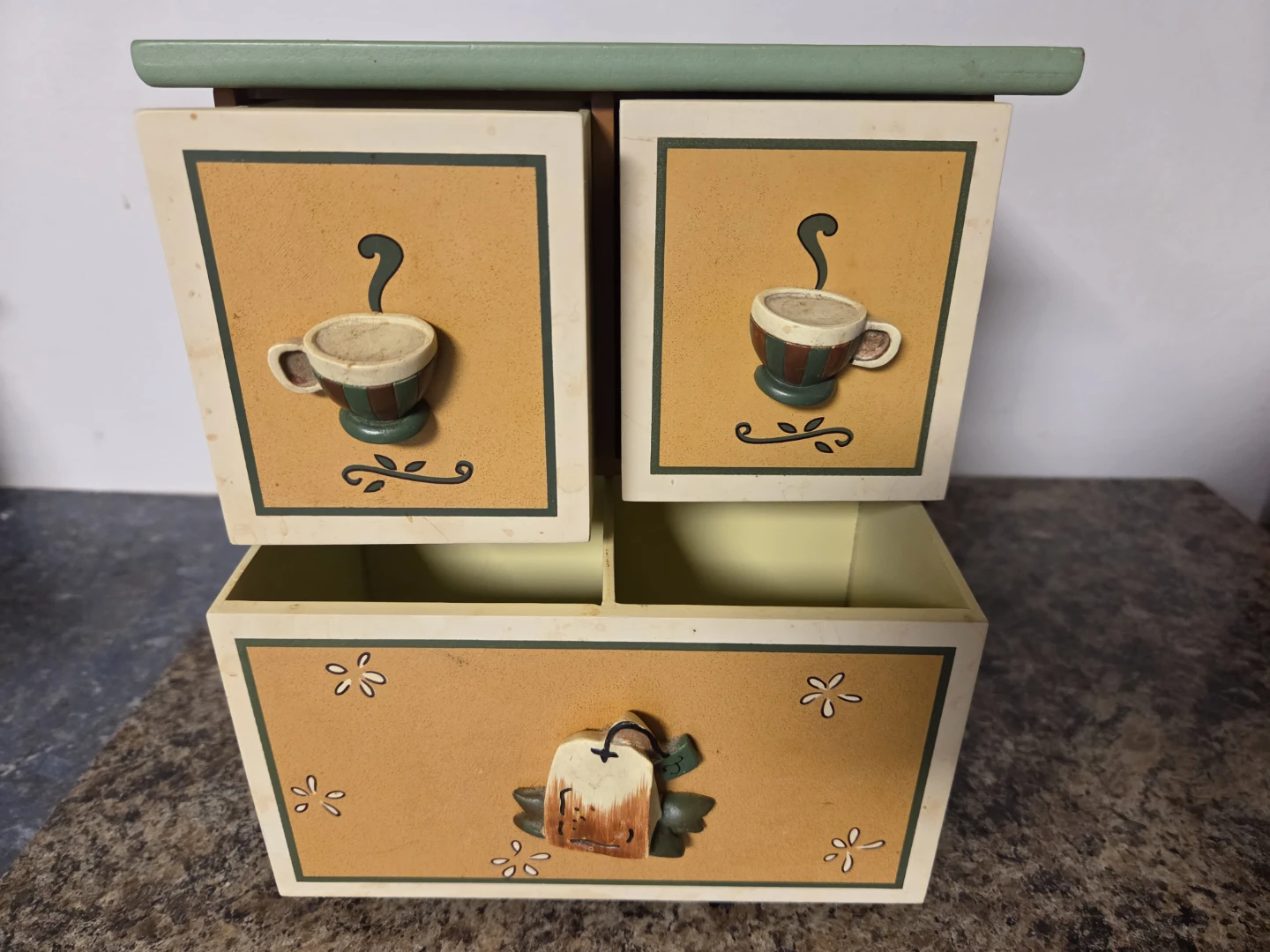 Decorative Wooden Tea Bag Organizer Box - photo 3