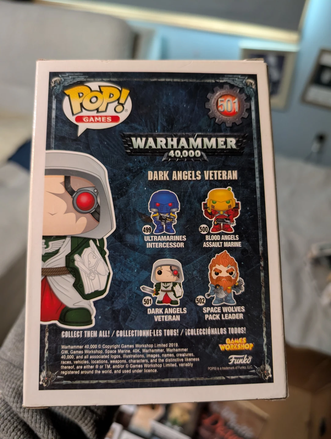 Funko Pop! Warhammer 40,000 Dark Angels Veteran #501 - photo 2
