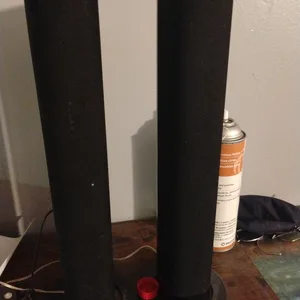Pair of Black Tower Speakers