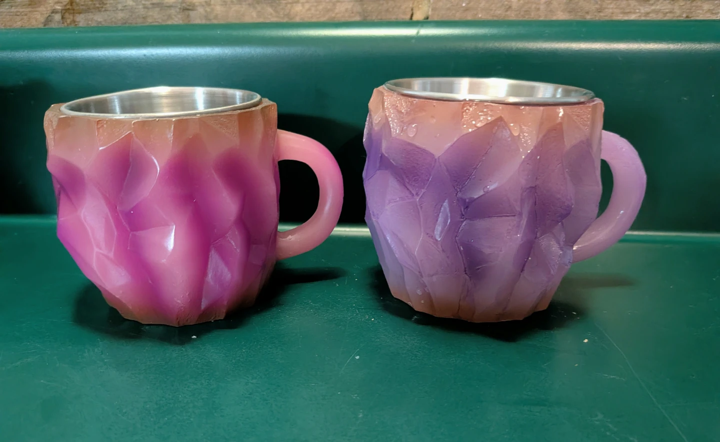 Gemstone Design Mugs - Set of 2.