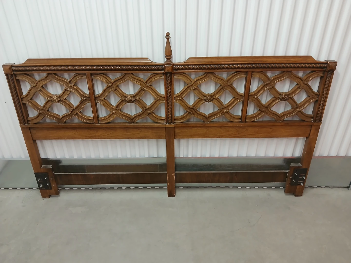 Vintage Wooden Headboard king size - photo 5