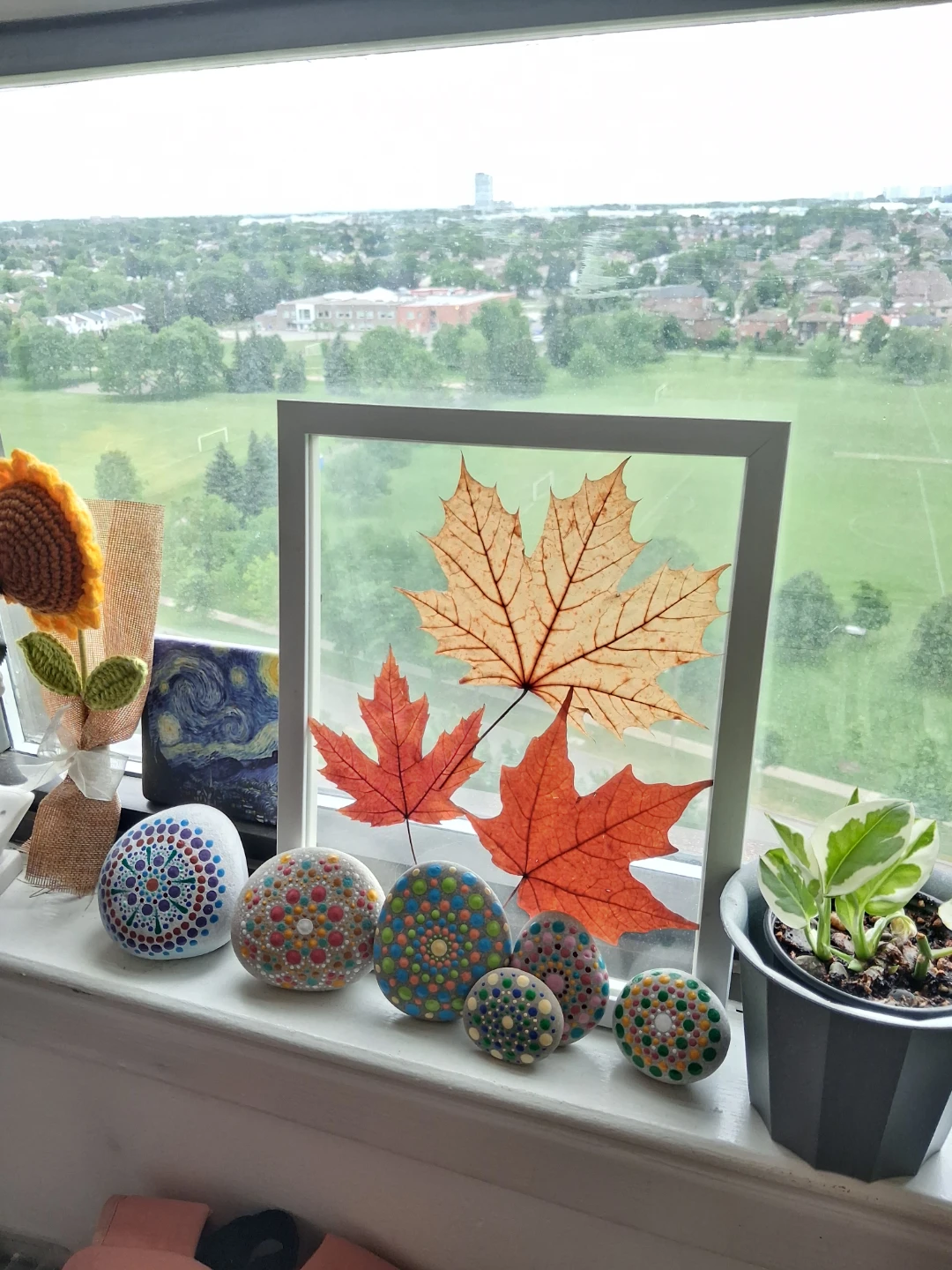 Pick Any Hand-Painted Mandala Dot Art Rock