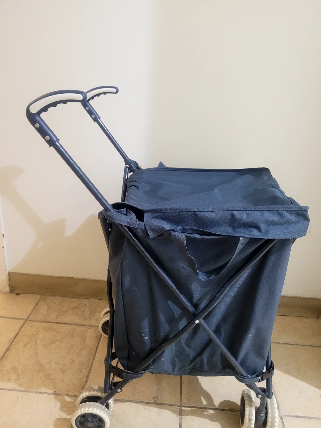 Blue Shopping Cart Trolley