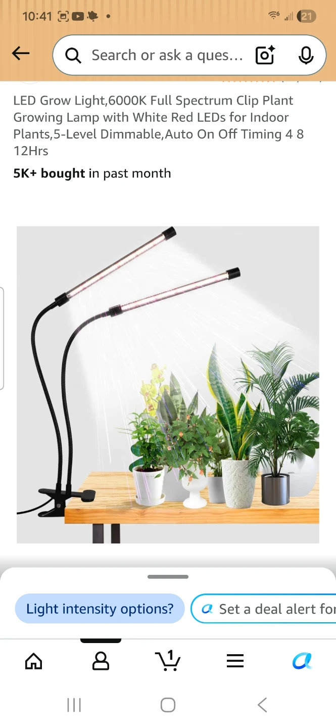 LED Grow Light with Clip and Timer ⚽ - photo 2