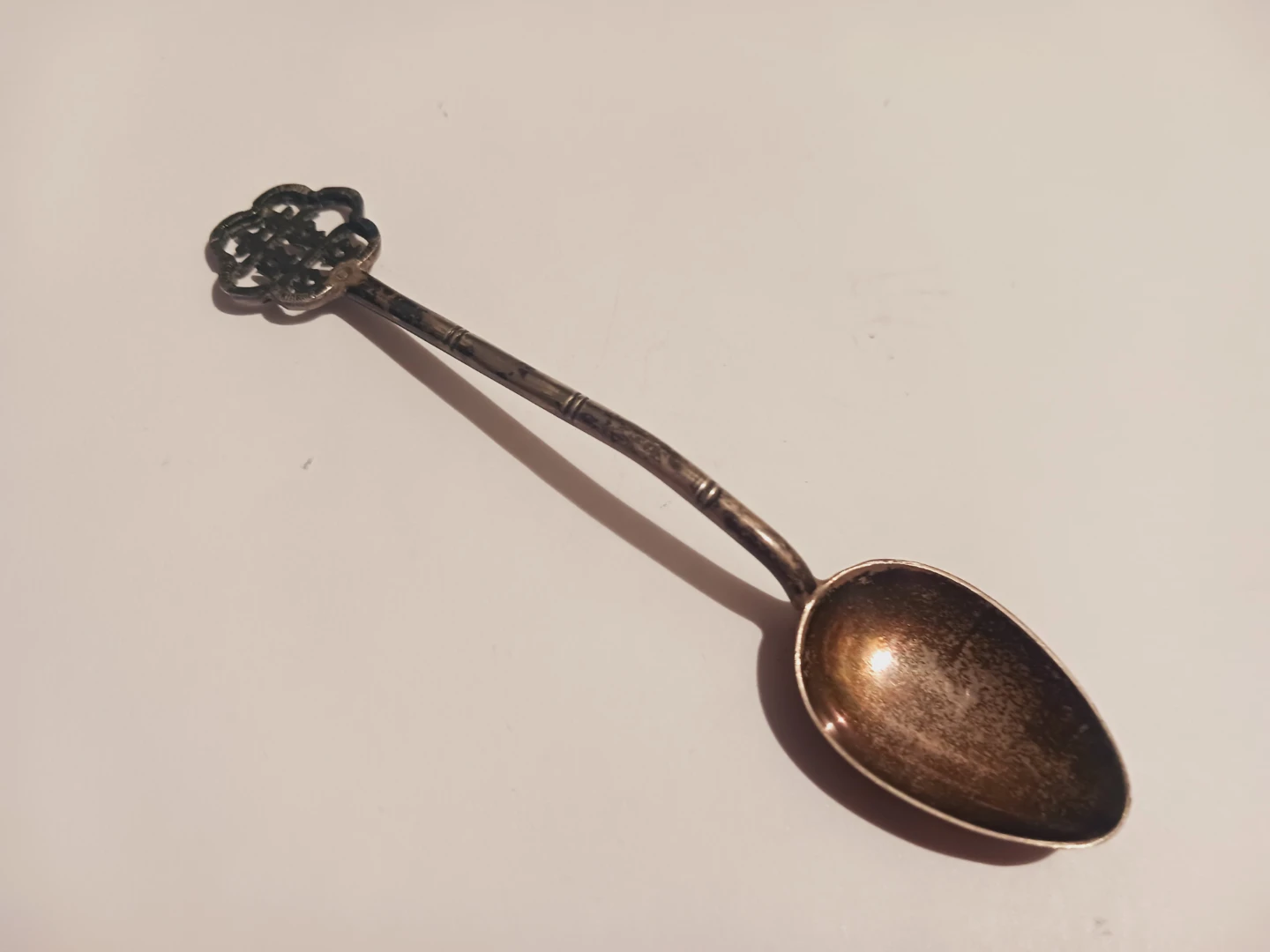 Antique Sterling Silver 925 Miniature Spoon - photo 3