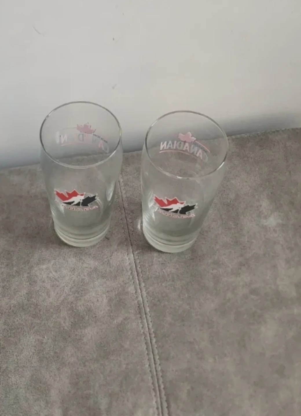 Set of 2 Team Canada Molson Canadian Glasses - photo 2