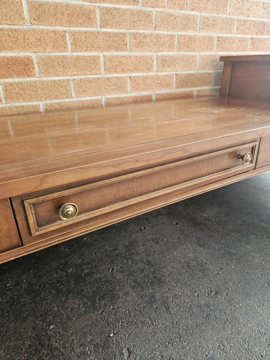 Vintage Walnut Coffee Table + Side Tables - photo 2
