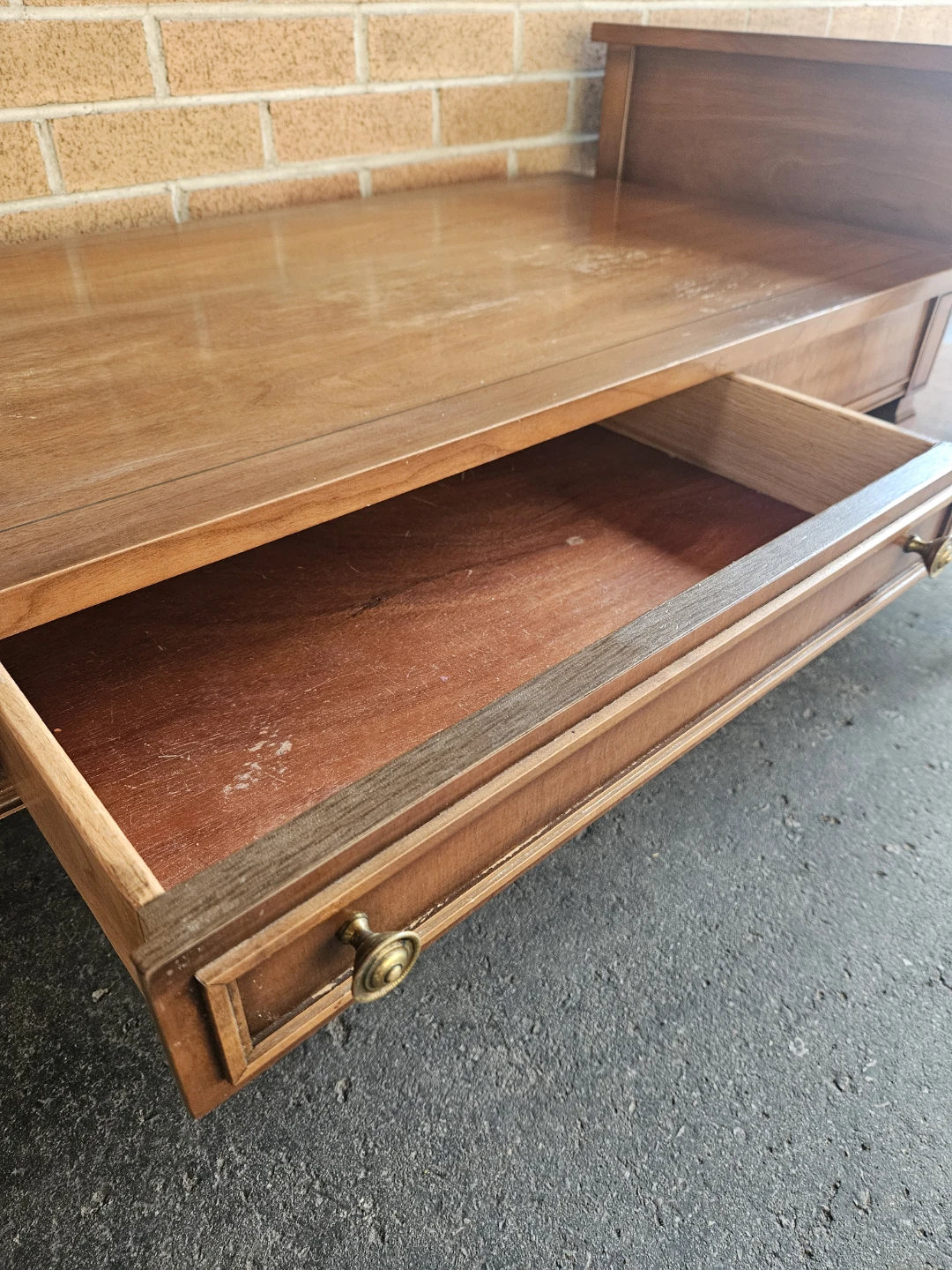 Vintage Walnut Coffee Table + Side Tables - photo 3