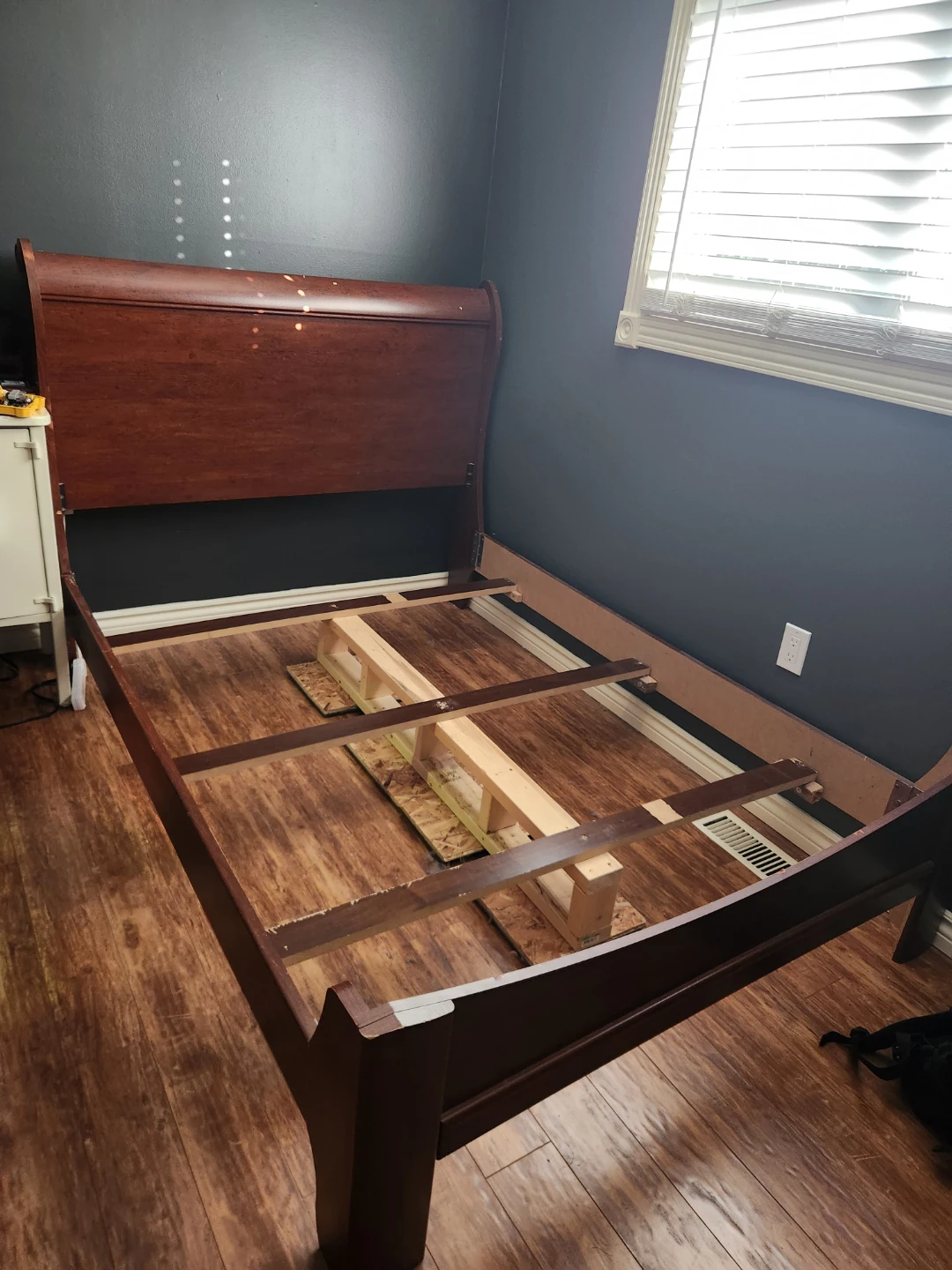 Wooden Sleigh Bed Frame full