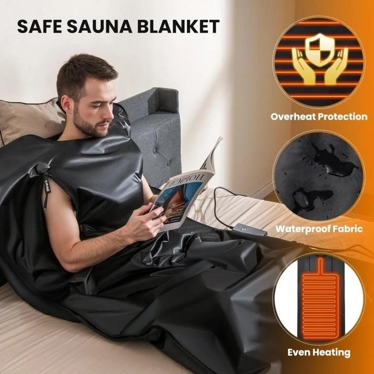 Costway Infrared Sauna Blanket with Carry Bag - photo 4