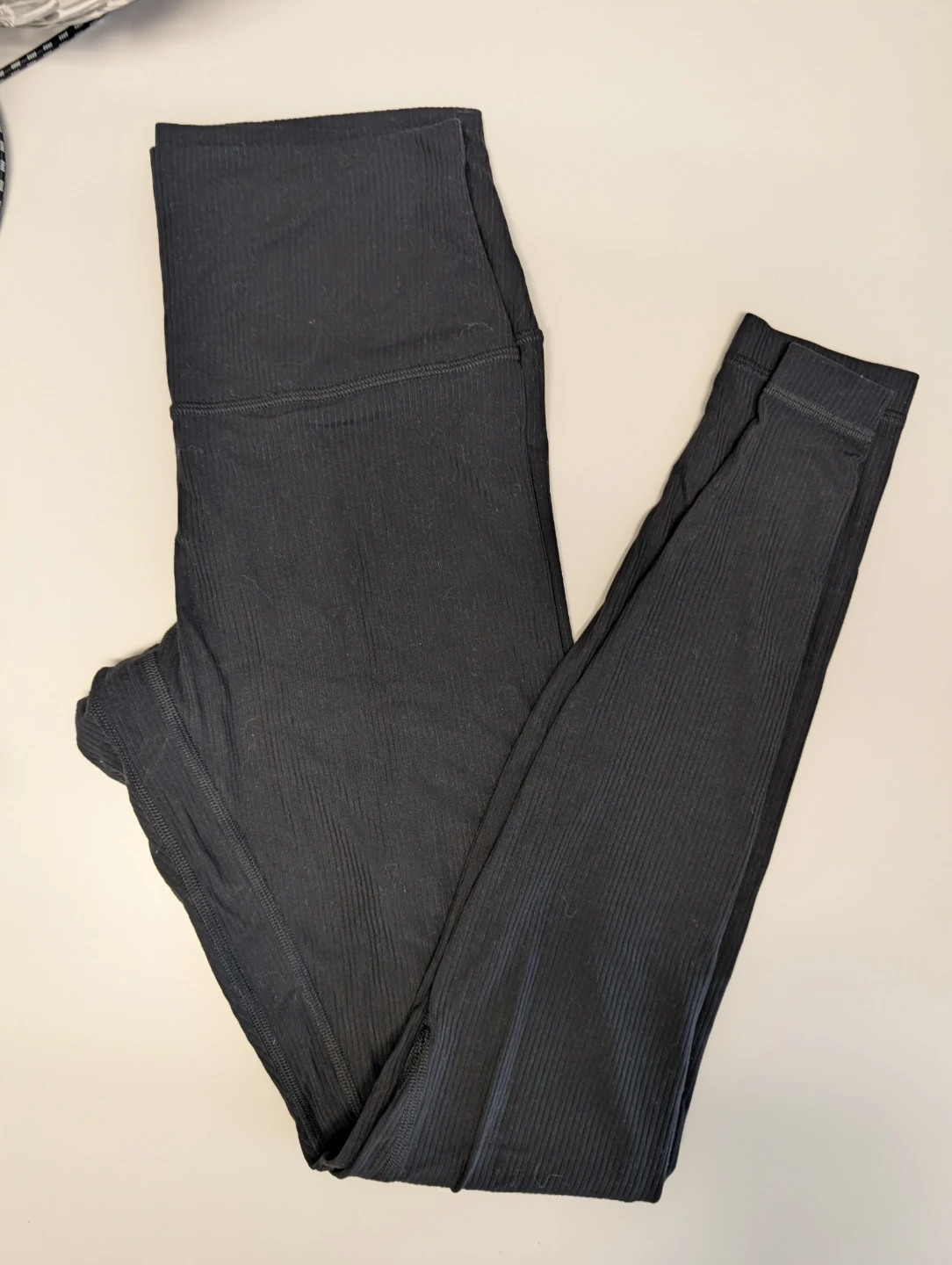Lululemon Black Ribbed Align Leggings Size 6