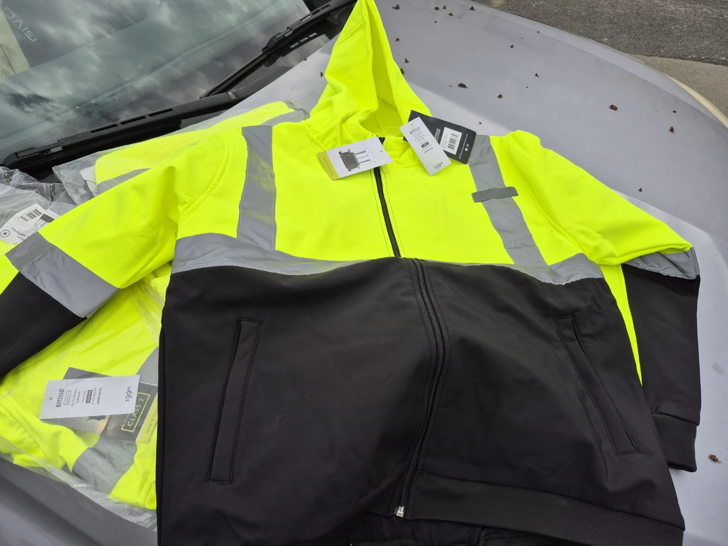 Buffalo Outdoors Hi-Vis Safety Softshell Jacket