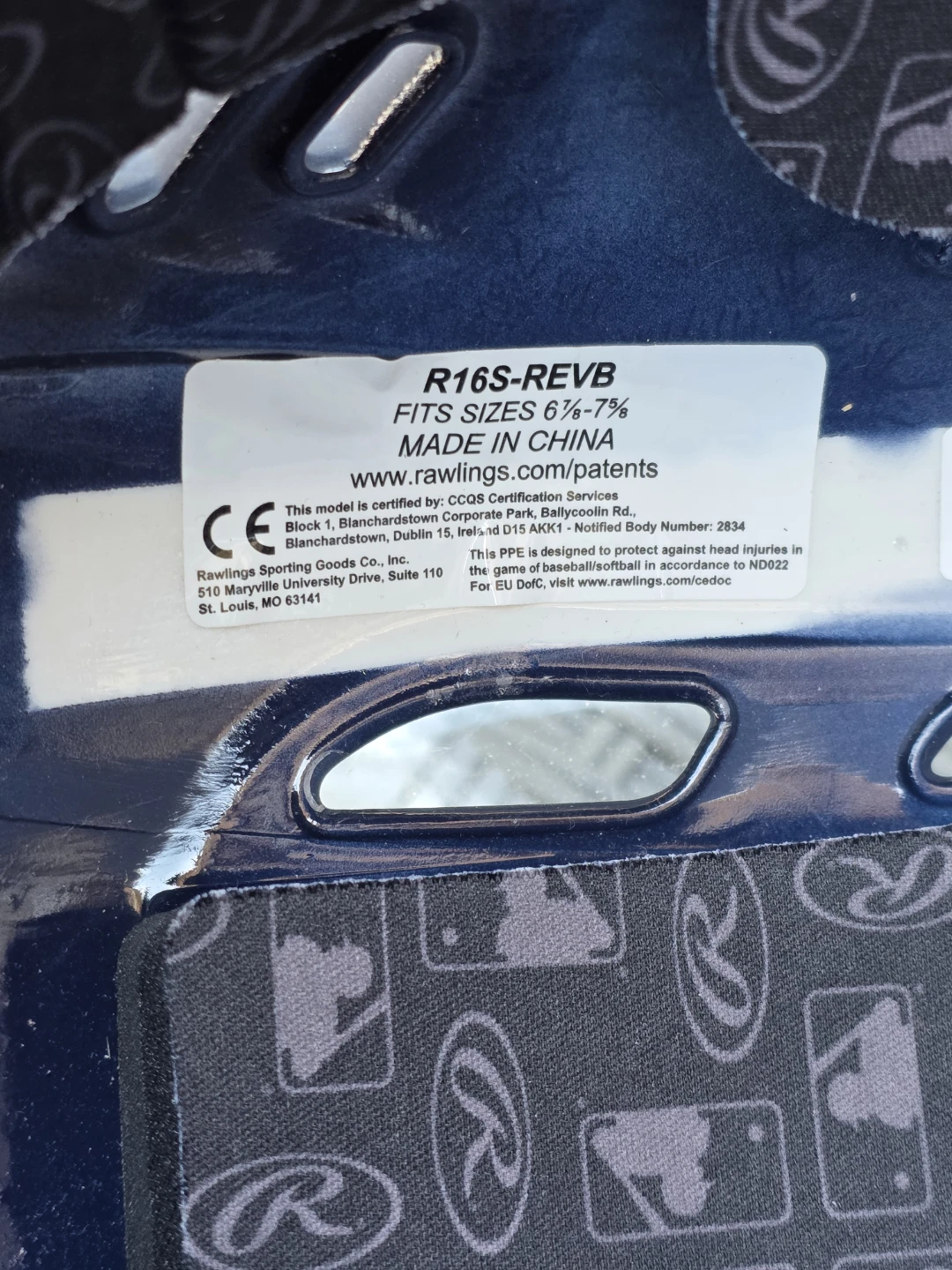 Rawlings Baseball Batting Helmet ⚽ - photo 2