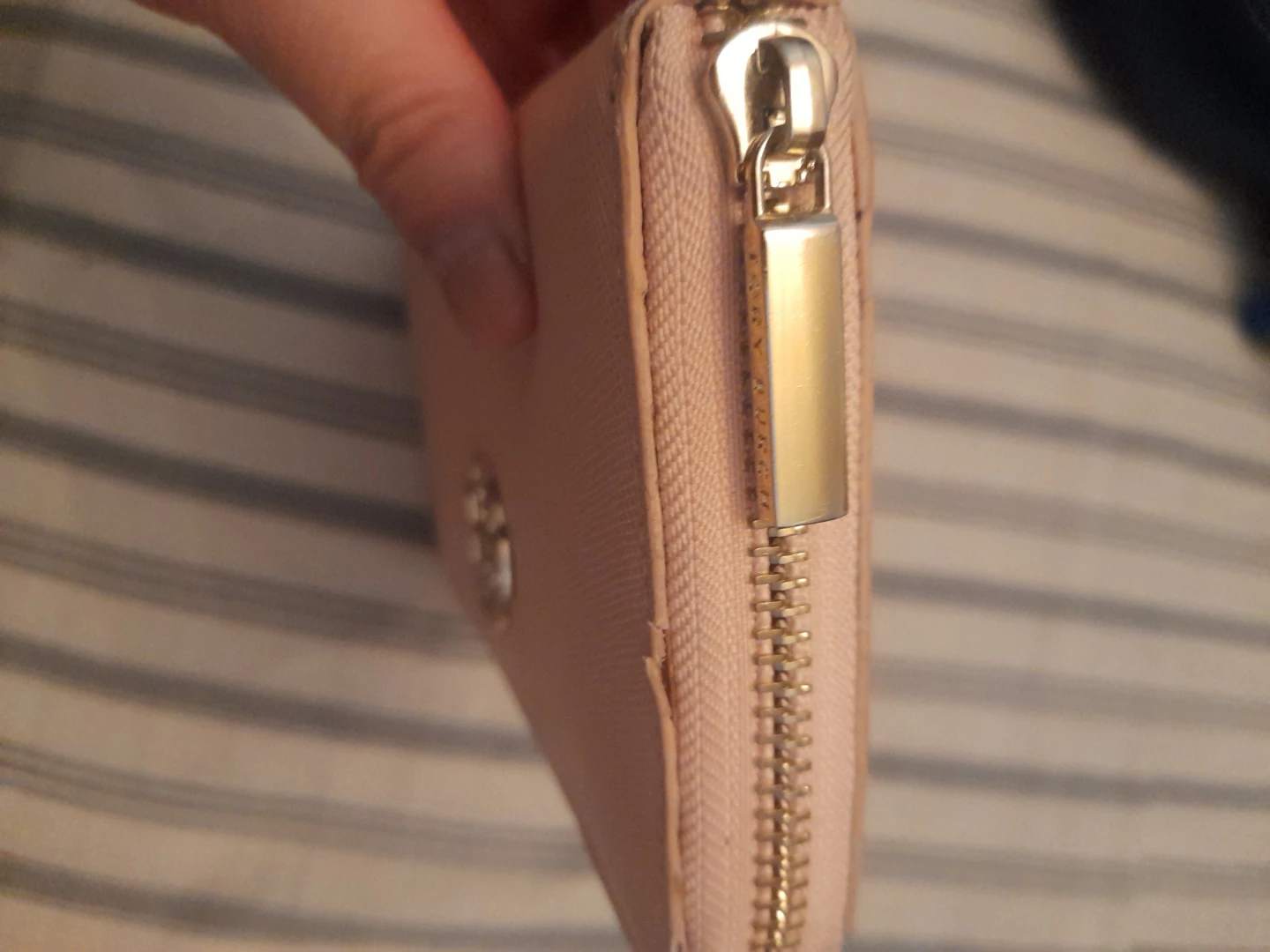 Tory Burch Light Pink Zip Around Wallet ⚽️ - photo 3