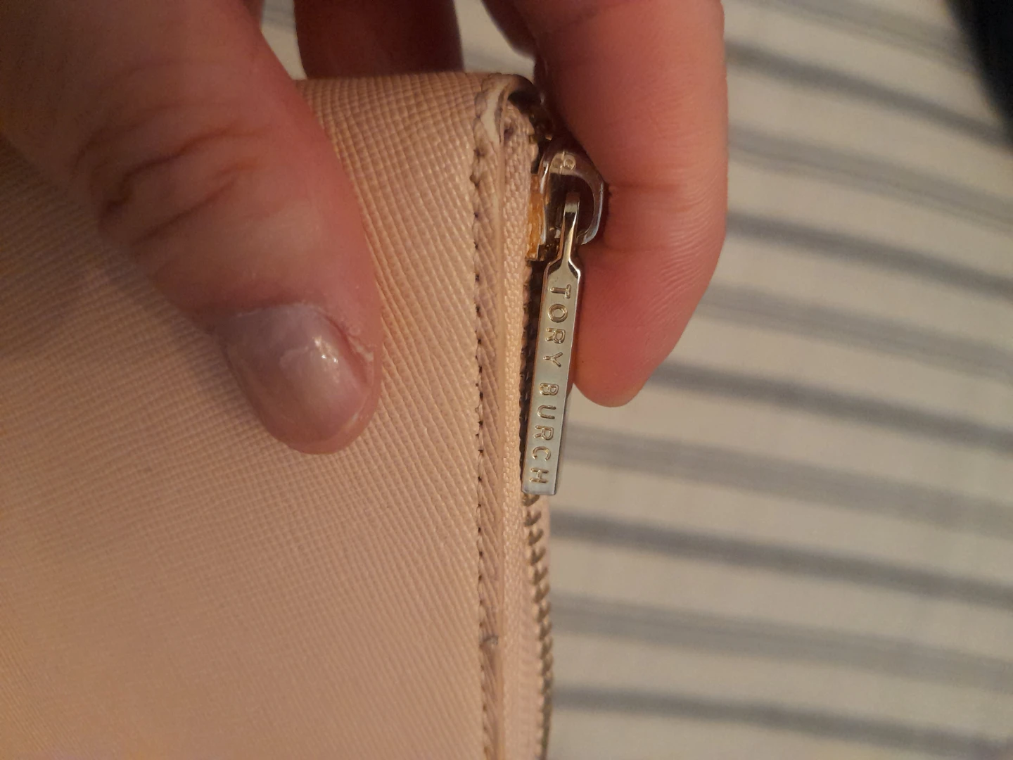 Tory Burch Light Pink Zip Around Wallet ⚽️ - photo 4