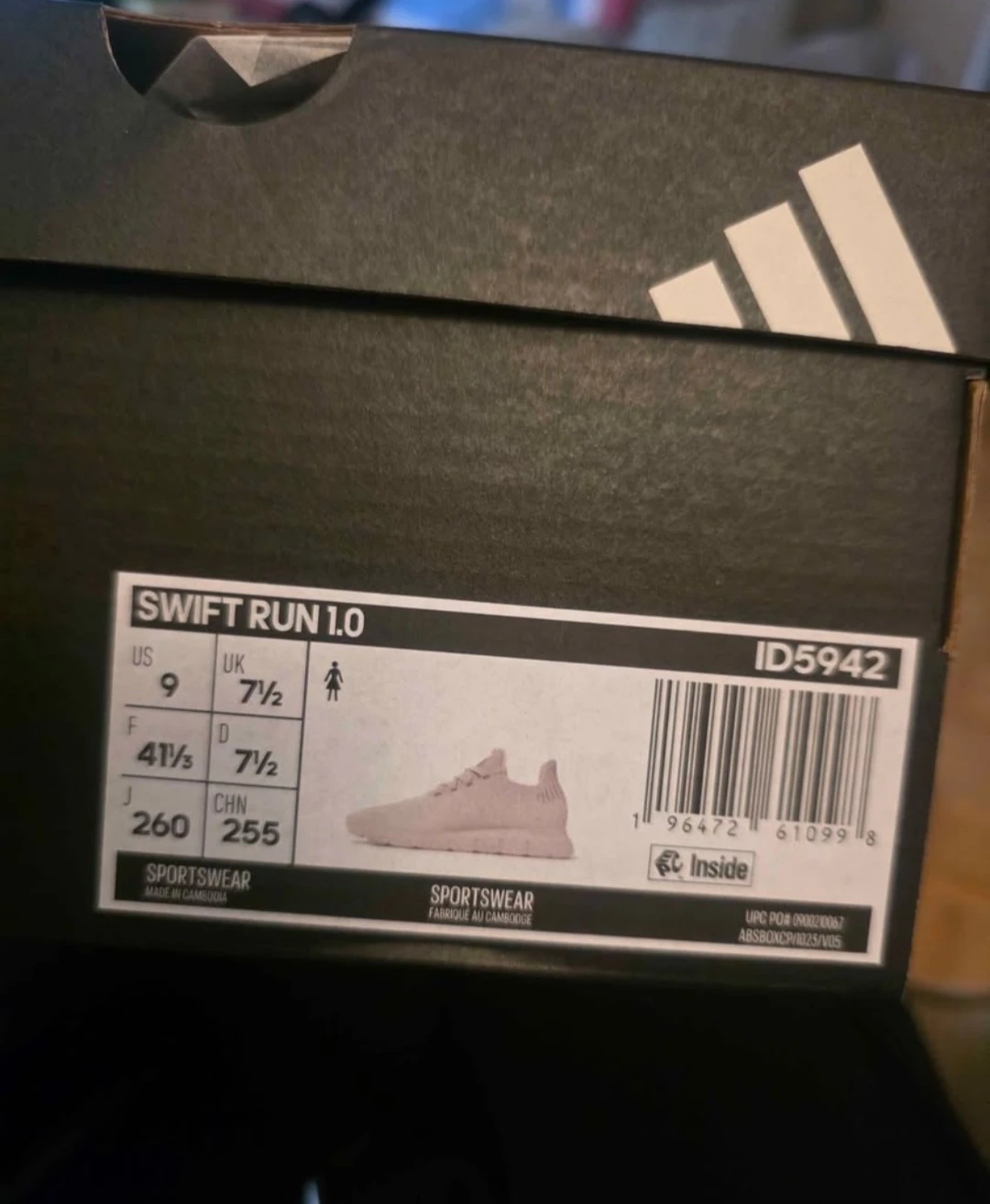 Adidas Swift Run 1.0 Shoes Size 9 US - photo 2