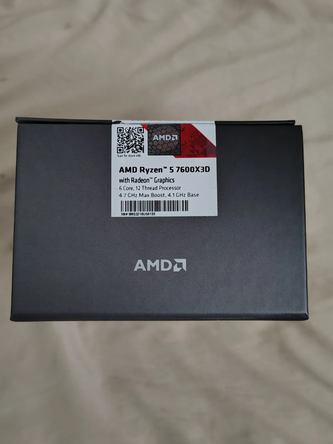 AMD Ryzen 5 7600X3D Processor - photo 3