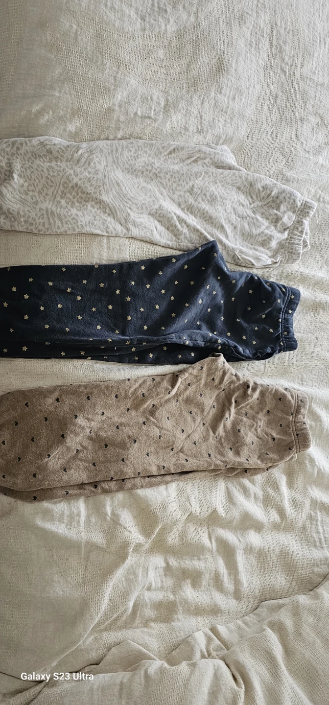 Three Pairs of Kids Pajama Pants