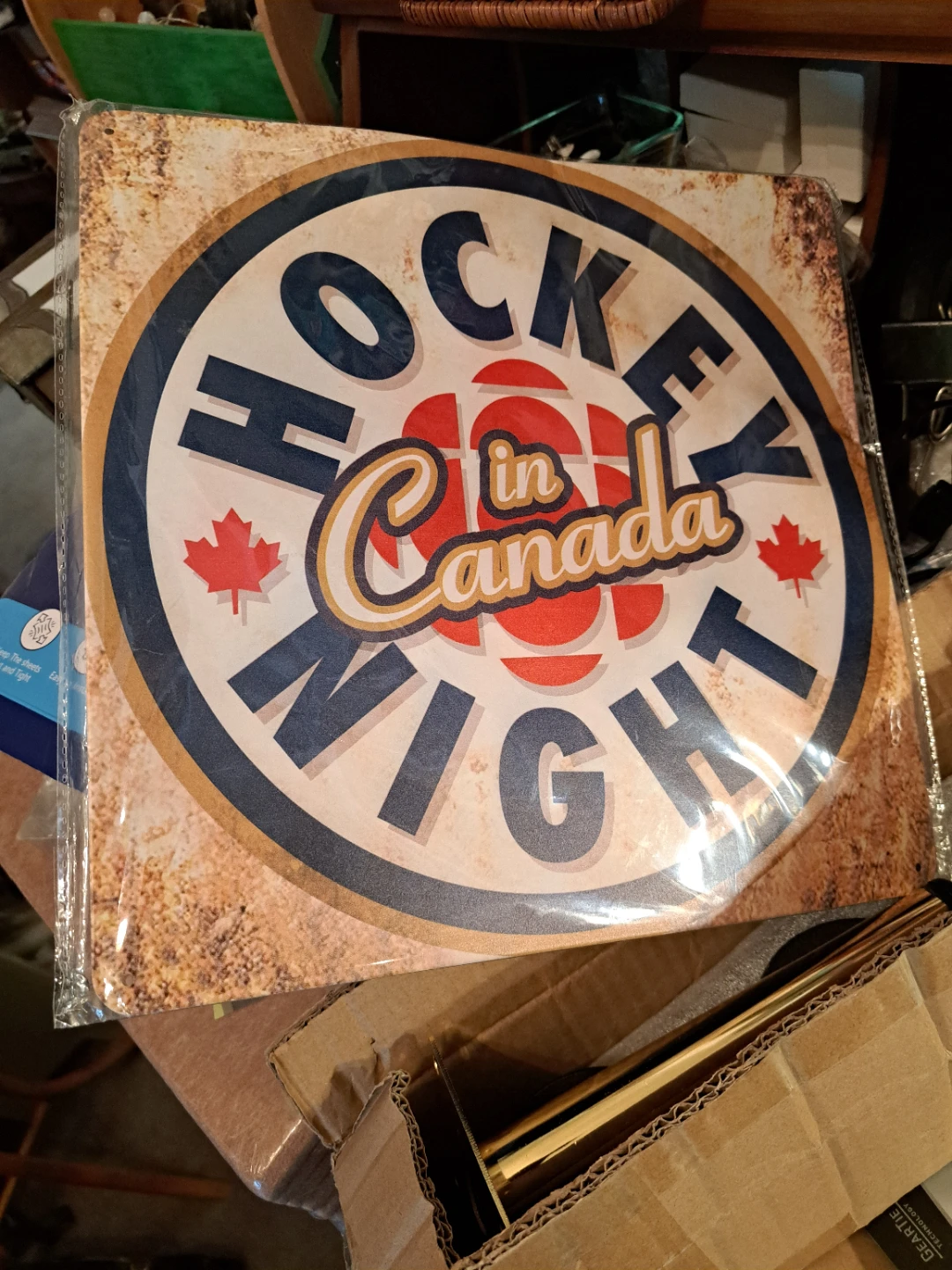 Hockey Night in Canada Tin Sign - photo 2