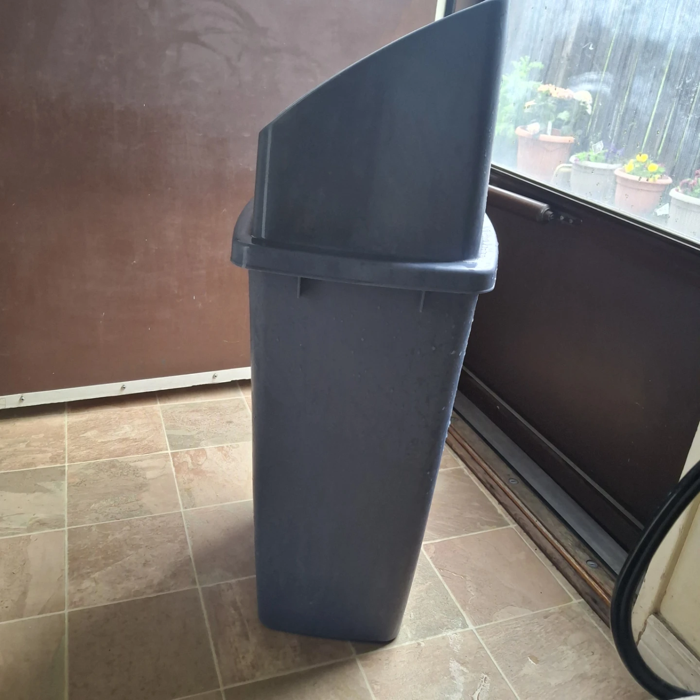 Grey blue  Trash Can - photo 3