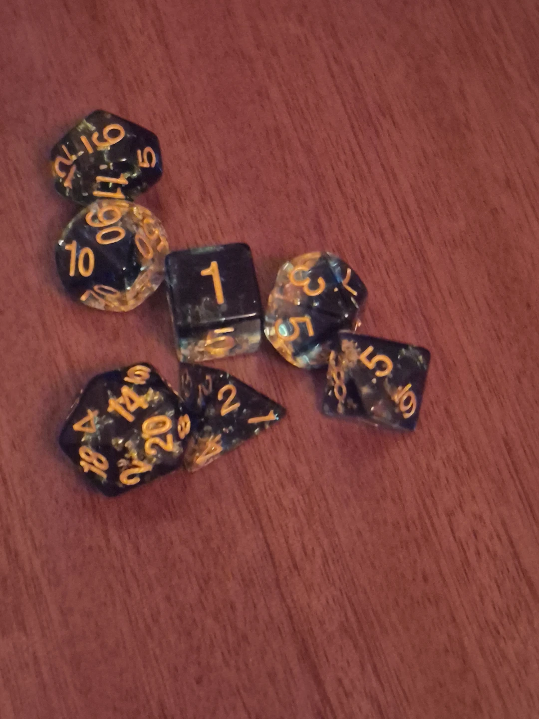 Translucent Blue DND dice - photo 2