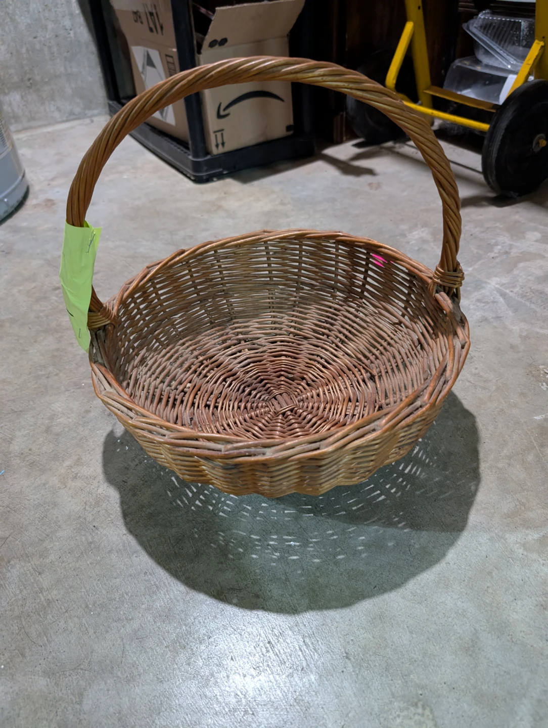 Wicker Basket with Handle - photo 2