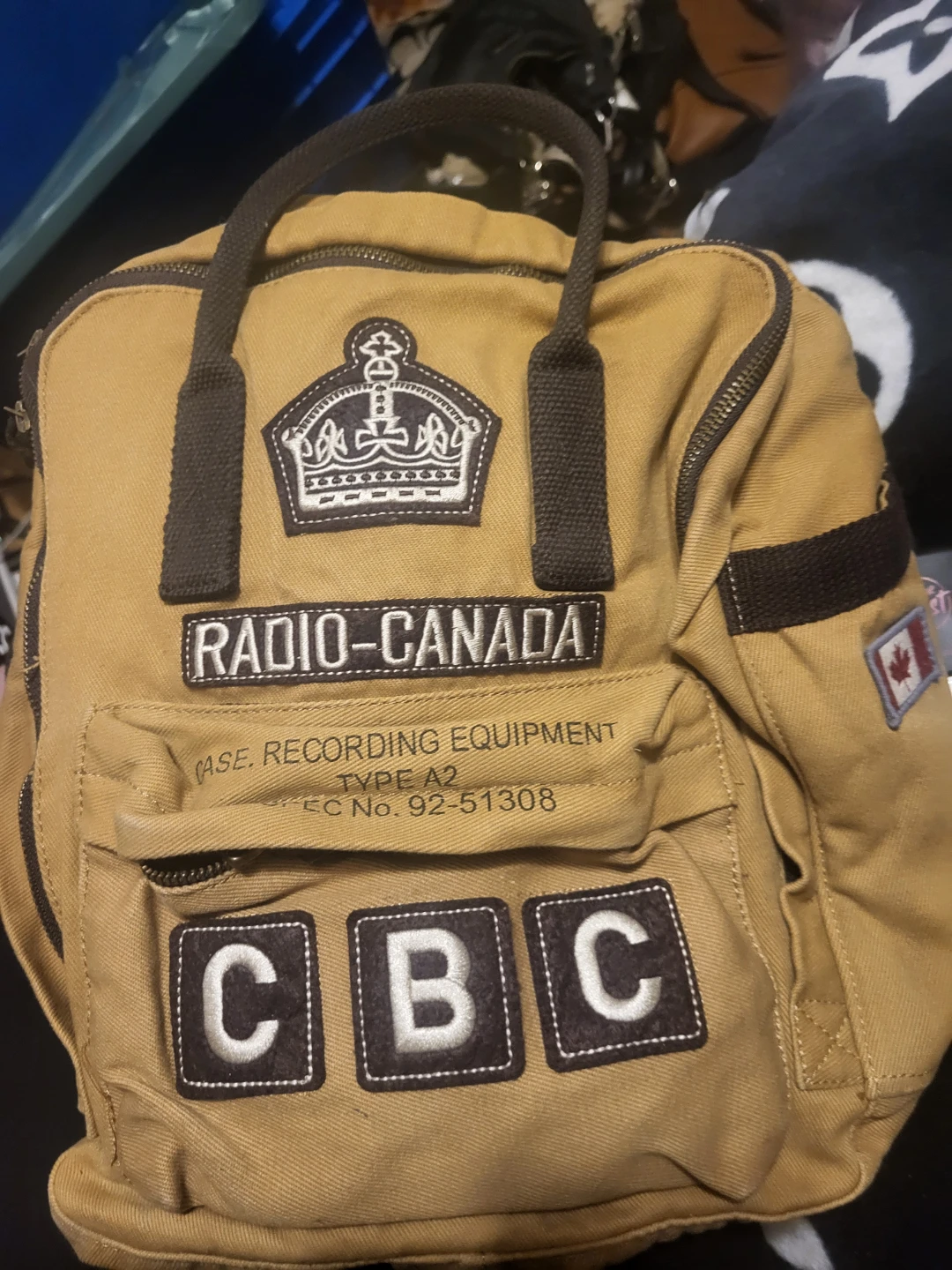 Radio-Canada CBC Case Recording Equipment Backpack - photo 2