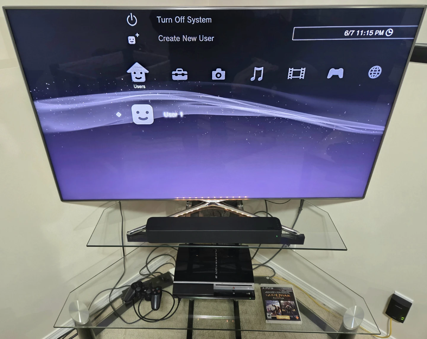 PlayStation 3 Slim 250GB Console Bundle + God of War Collection