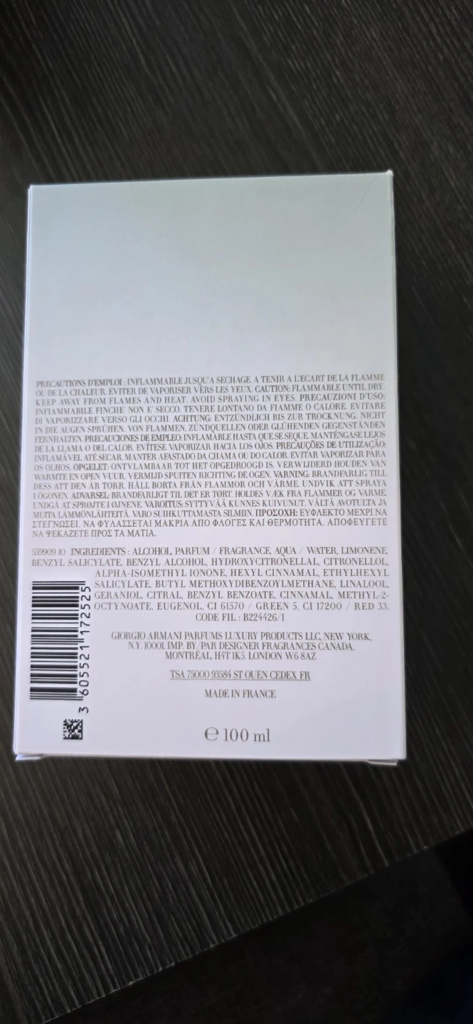 Giorgio Armani Acqua di Gioia Eau de Parfum 100ml - photo 3