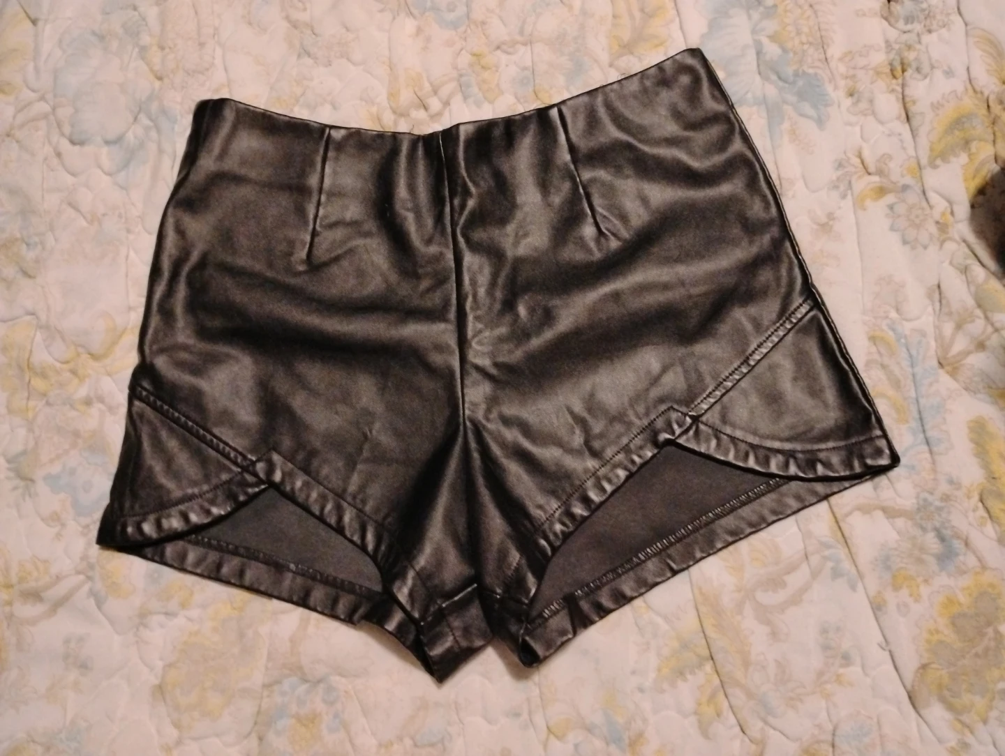 Spirit Faux Leather Shorts