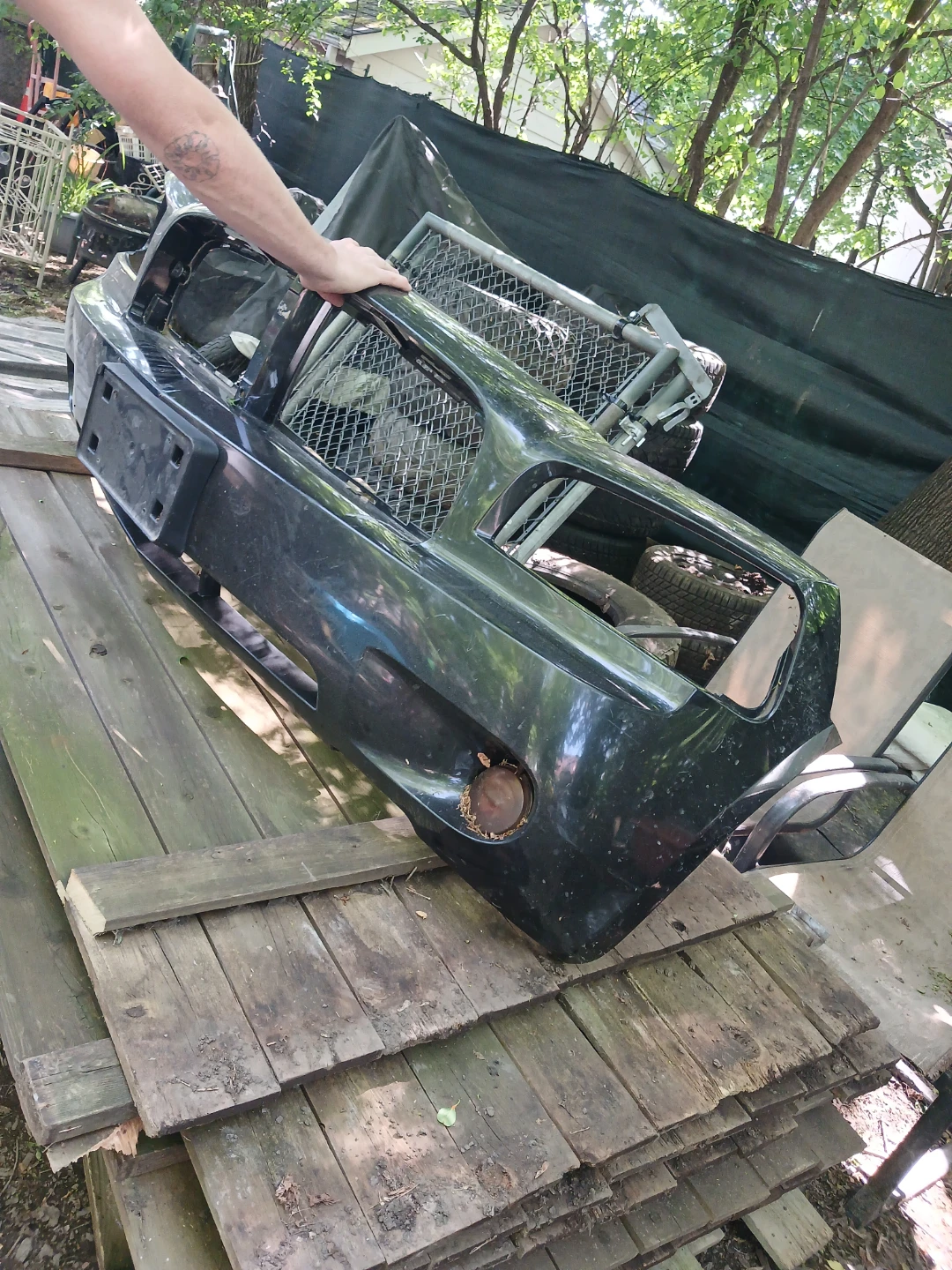 Black Car Bumper - photo 2