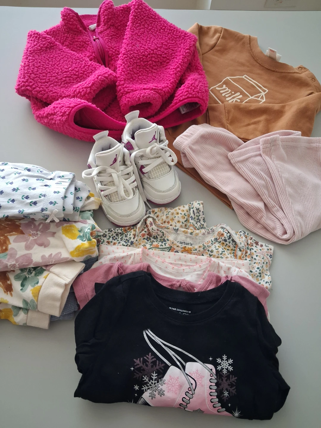 Carter's Baby Girl Clothes Bundle with Sneakers - photo 2
