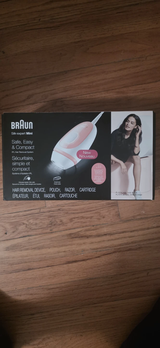 Braun Silk-expert Mini IPL PL1014 Hair Removal Device