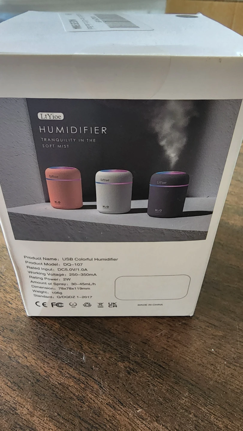 LtYioe USB Colorful Humidifier - photo 2