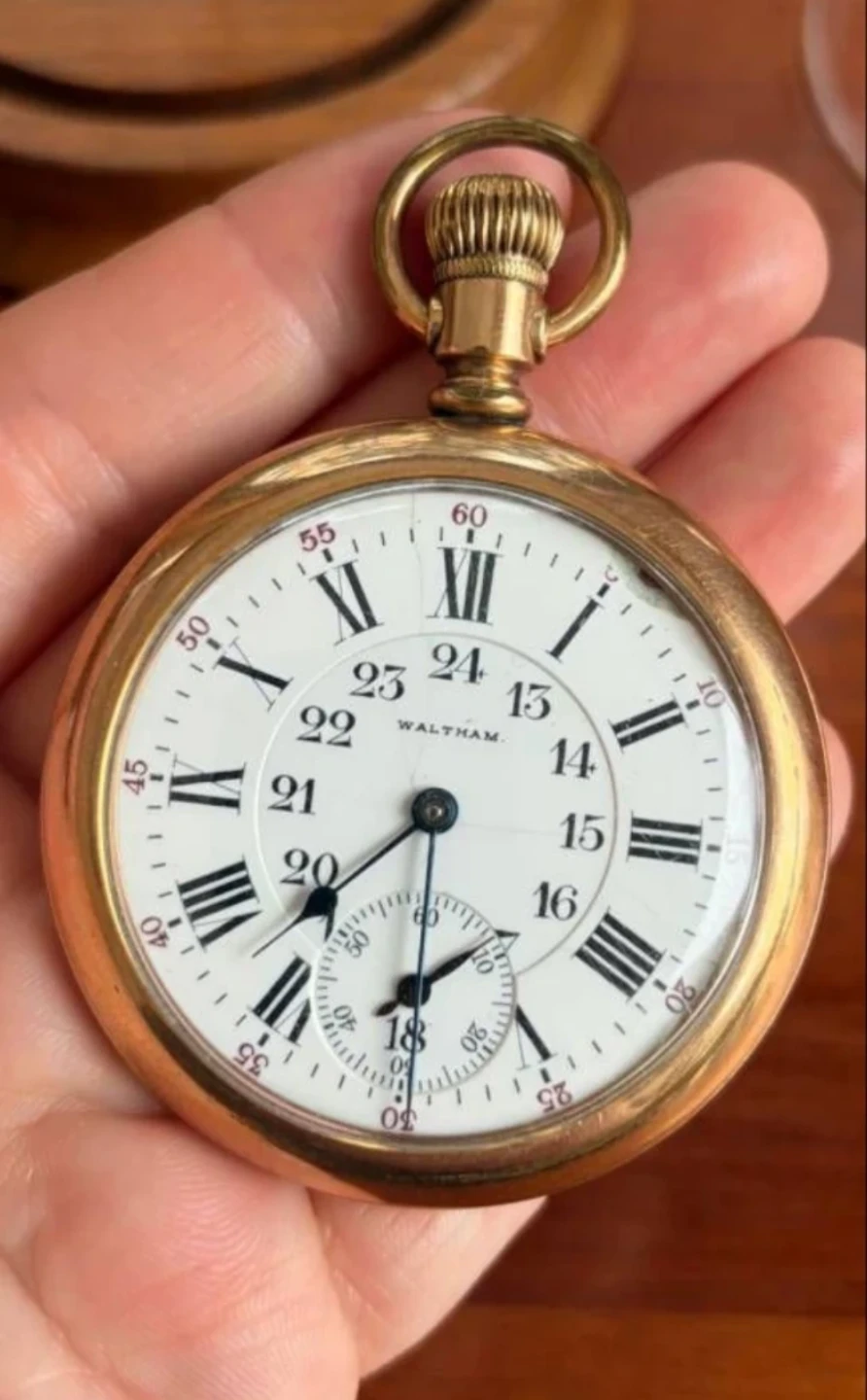 Canadian Railway Waltham Pocket watch - photo 2