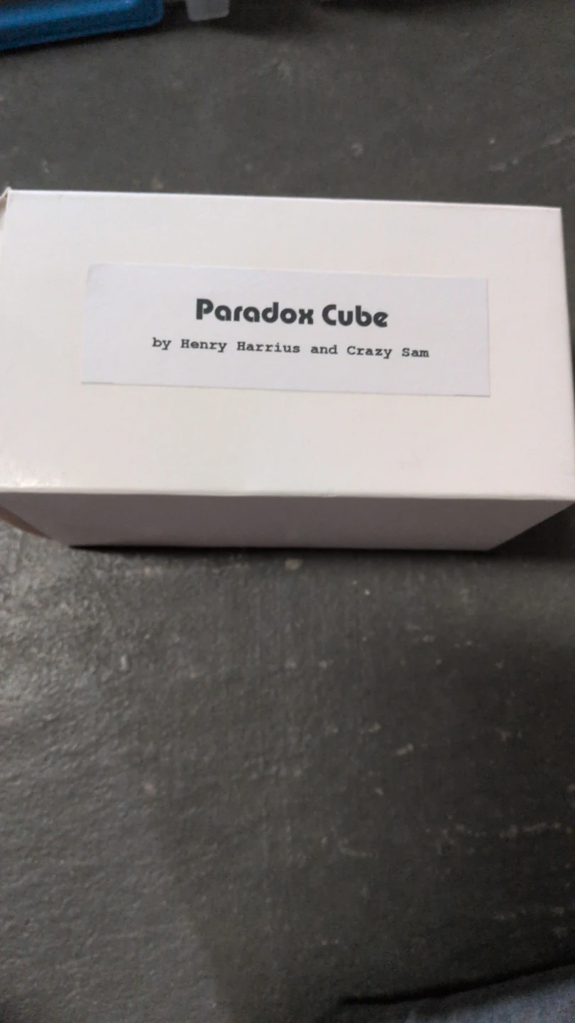 Paradox Cube Magic trick