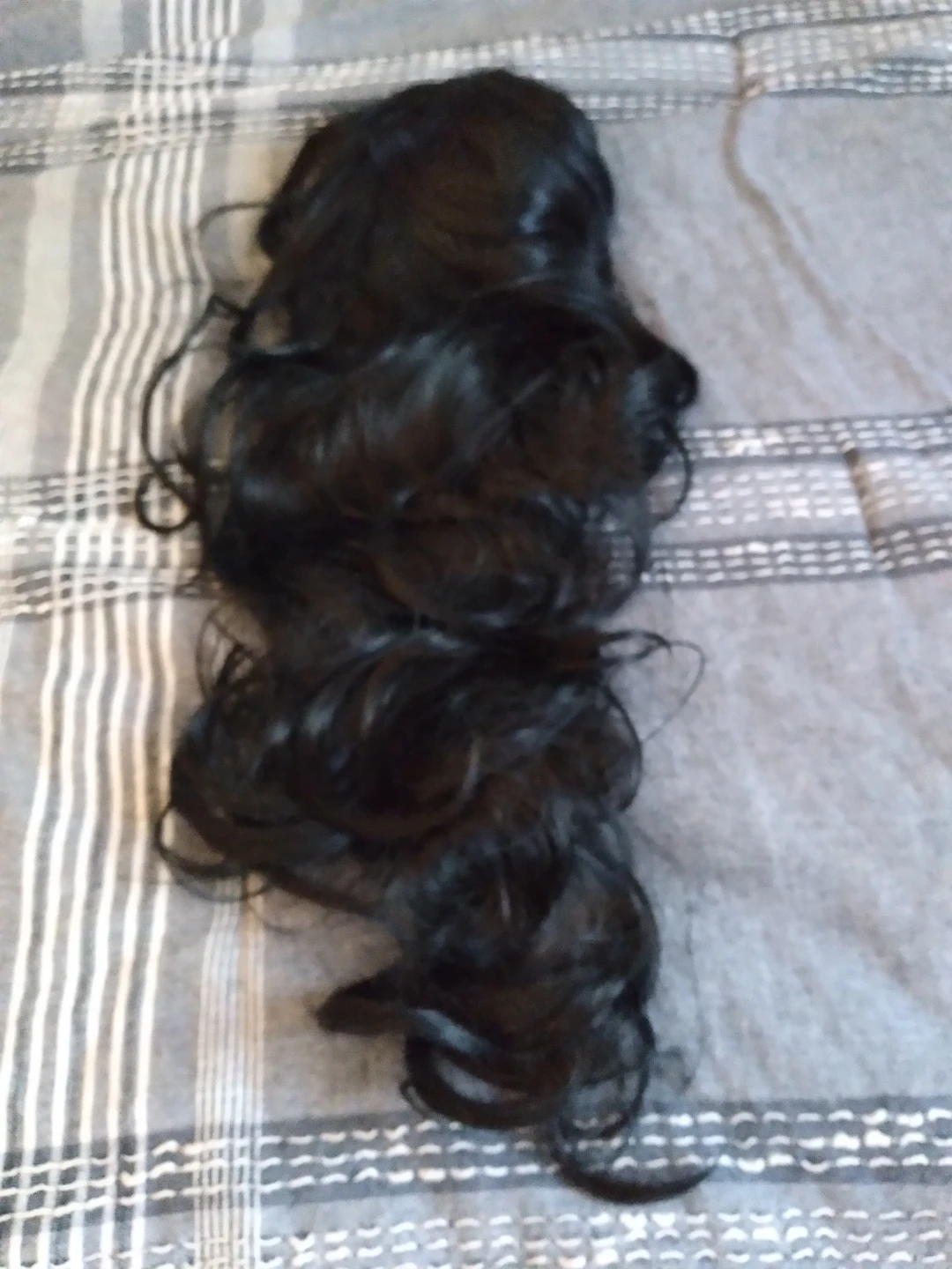 Black Curly Wig - photo 2