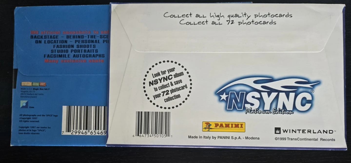 Vintage 90's Pop Memorabilia, Sealed Spice Girls+NSYNC Packs - photo 4