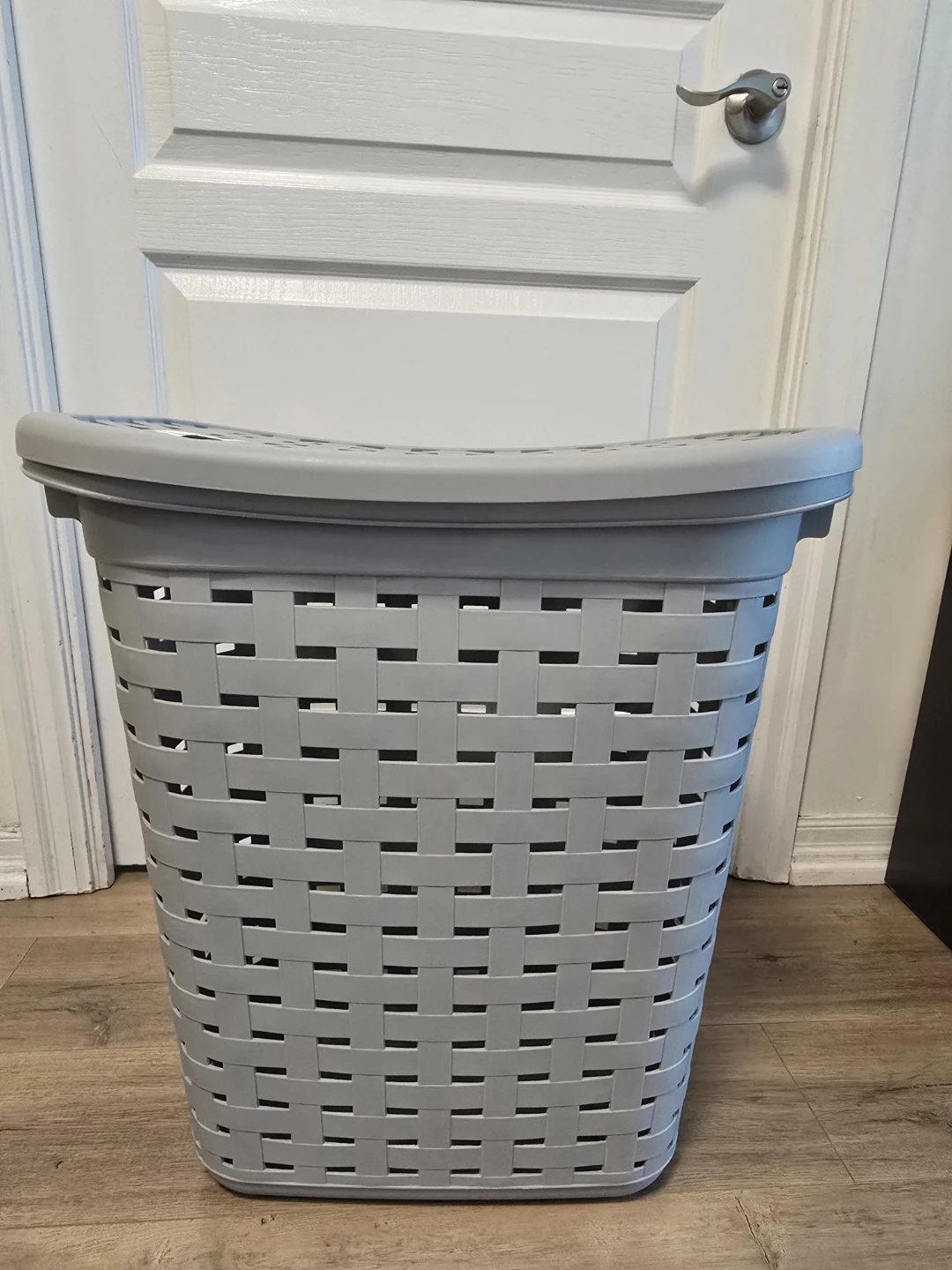 Laundry Basket with Lid - Like New - Firm Price - Moving Sale