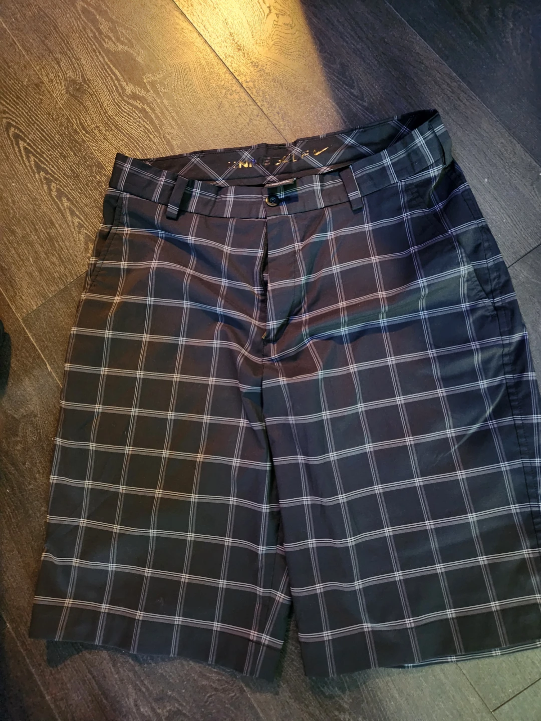 Nike Plaid Golf Shorts