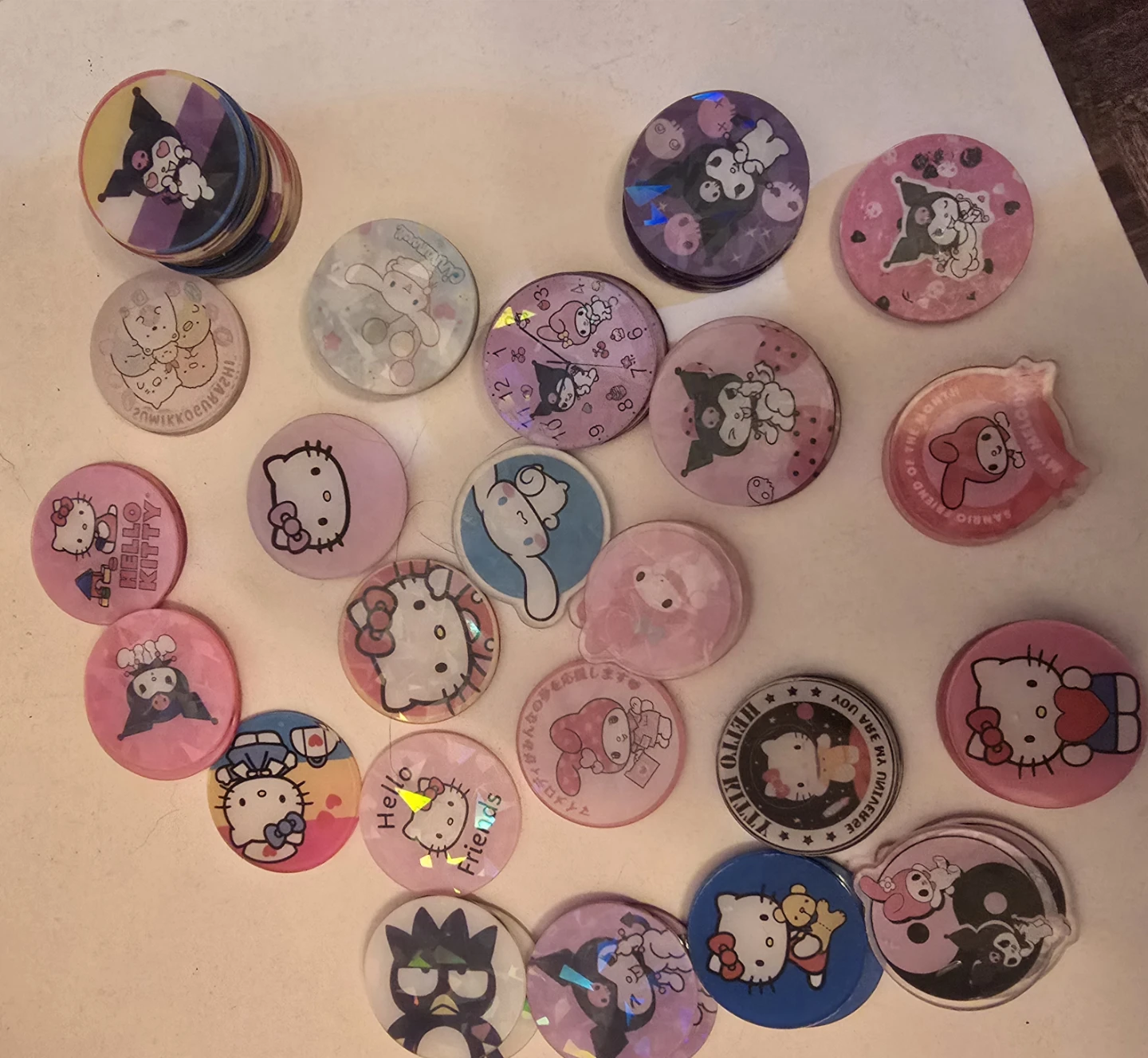 Sanrio Character Button Pins Lot - photo 2