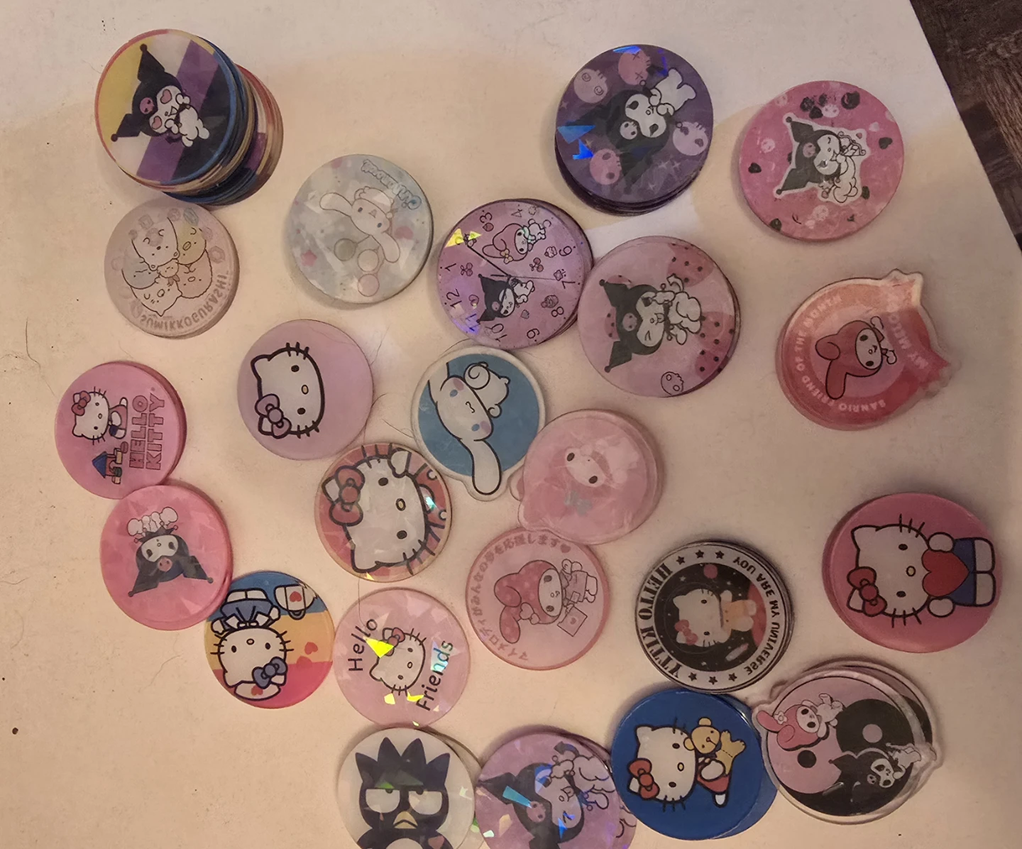 Sanrio Character Button Pins Lot - photo 3