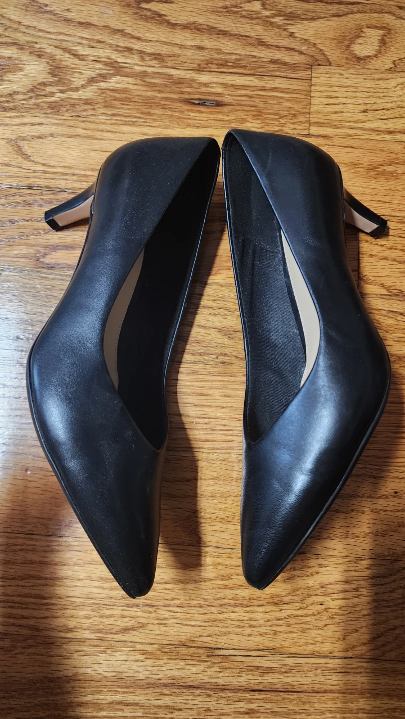 Clarks Black Leather Heels - photo 4